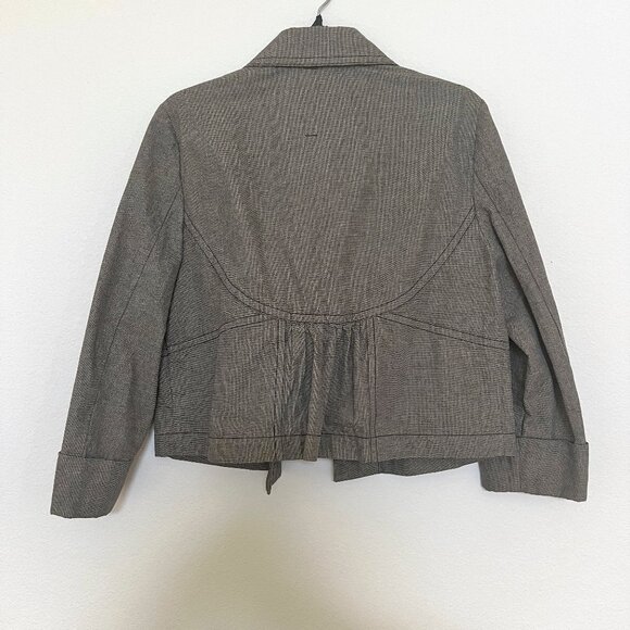 Sportmax Code (Max Mara) Lightweight Short Jacket, Pleated Black - Picture 4 of 8